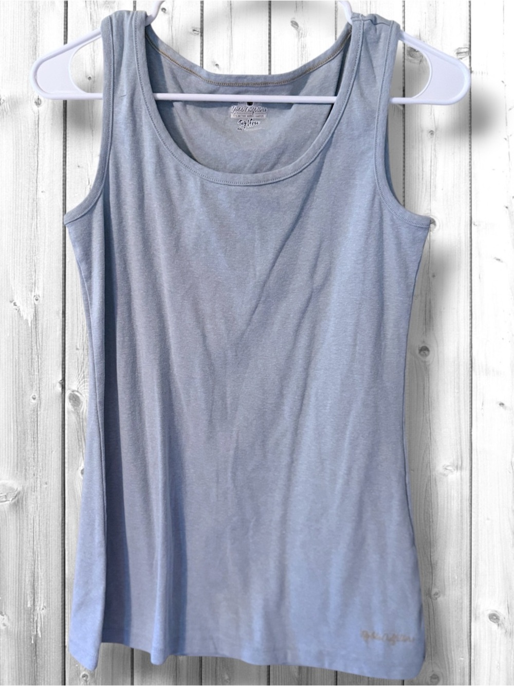 🌼Noble Outfitters Tug Free Light Blue Scoop Neck Tank Top